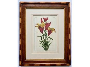 Hand Made Trowbridge Gallery Art Frame With Botanical Print