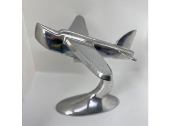 Vintage Art Deco Aluminum Sea Airplane Sculpture