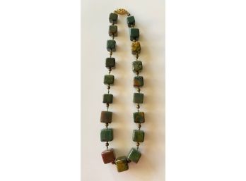 Polished Agate Necklace