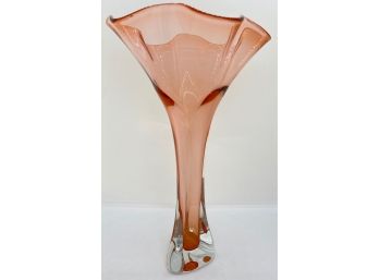 Art Glass Vase, Signed By Artist, 1995