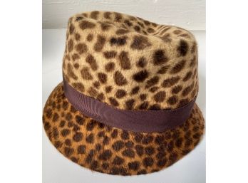 Vintage Eugenia Kim Rabbit Hair Fedora Hat