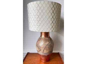 Vintage 1980 Casual Lamps Of California Ceramic Table Lamp