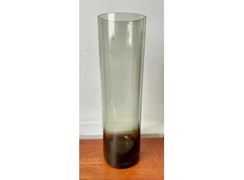 Glass Vase, Signed, Belgium