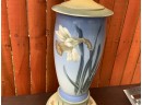 Blue & White Floral Jar Lamp