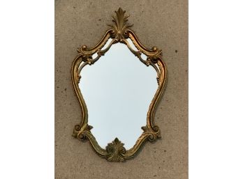 Elegant Antique Gold Framed Mirror
