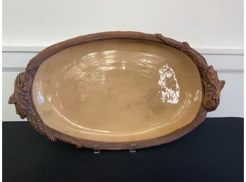 Wood Themed Platter By Terrafirma