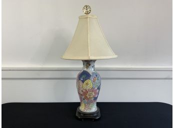 Ceramic Floral Lamp