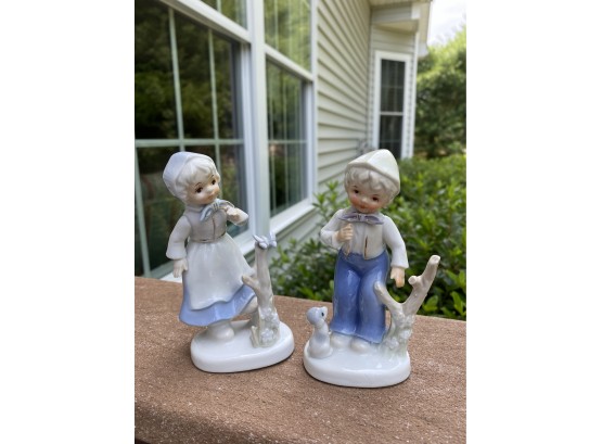 Brother And Sister  Figurines