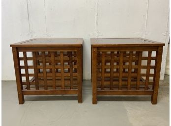 Pair Of Matching MCM End Tables