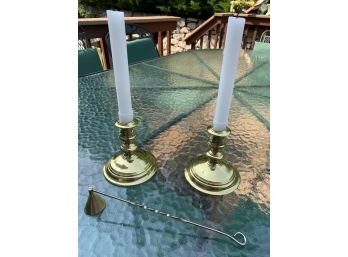 Brass Williamsburg Virgina Metalcrafters Candlesticks