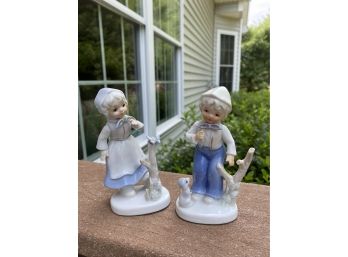 Brother And Sister  Figurines