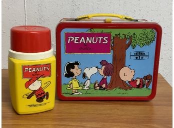 Vintage Peanuts Lunch Box & Thermos