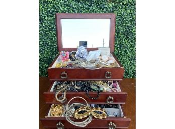 A Jewelry Box Of Assorted Jewelry