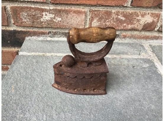 Vintage Cast Iron Coal Fired Iron - Possibly Salesman Sample