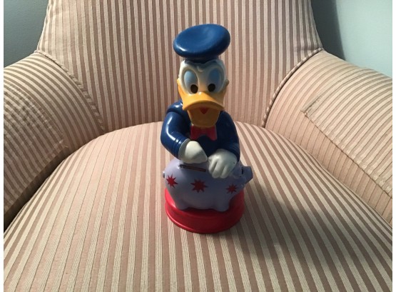 Vintage Donald Duck Bank 8 3/4'