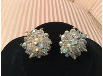 Vintage Aurora Borealis Earrings