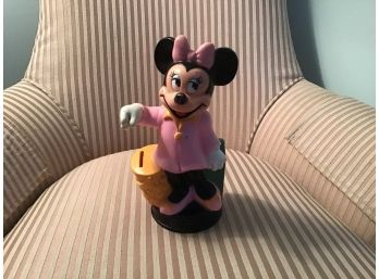 Vintage Minnie Mouse Bank 9 1/2'