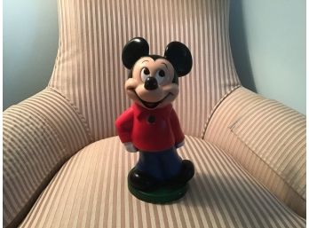 Vintage Mickey Mouse Bank, 11 1/4''