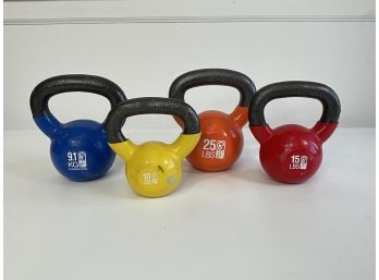 Go Fit Kettle Bell Weights- Set Of Four