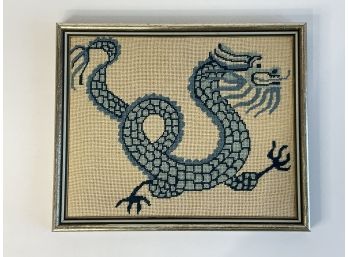 Vintage Frames Needlepoint Dragon