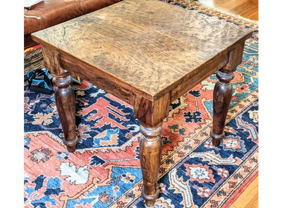 Beautifully Crafted LILLIAN AUGUST Wood End Table ~ 24' Square Top ~ 24' Tall