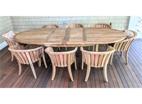 Wonderful SMITH AND HAWKEN Outdoor Patio Table And 8 Chairs