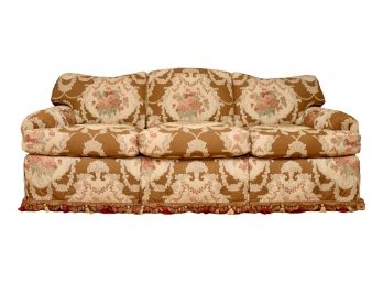 PEARSON Silk Slipper Sofa With Matching Pillows