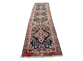 Authentic Antique Persian SAROUK Runner Carpet (Retail $10,009) 4ft X 17ft