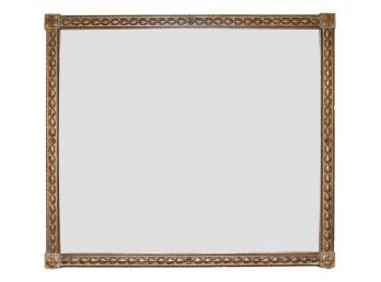 Large Gold Gilt Beveled Wall Mirror