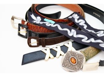 Collection Of 8 Designer Belts