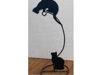 Artmark Metal Black Cats Decor