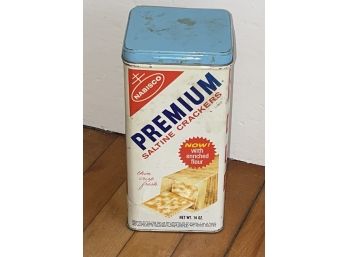 Vintage Collectible Premium Saltine Cracker Tin