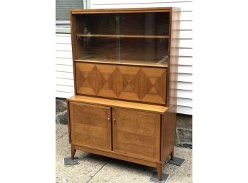 Mid Century 1960s Red Lion Furniture Hutch