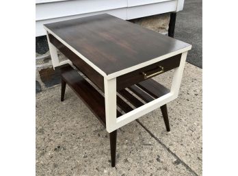 Stunning Refinished Mid Century Mersmann Side Table