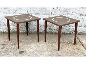 Pair Of Mid Century Nesting Side Tables