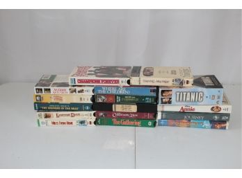 Large Lot Of VHS Movies