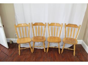 4 Solid Chairs