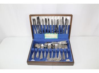 Mixed Stainless Flatware In Nice Case