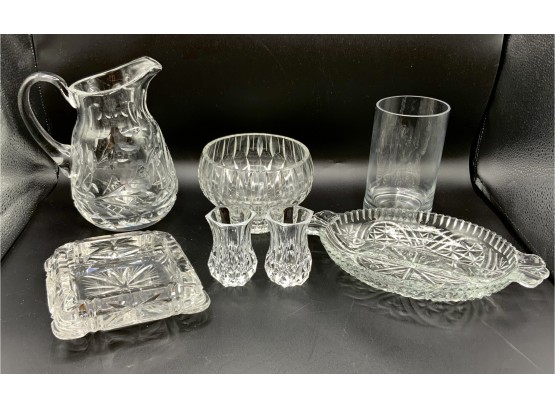 7 Pc Crystal & Glass Lot