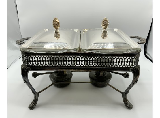Silver Plate Double Server