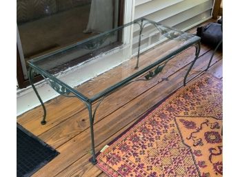 3 Outdoor Metal Tables ~ Coffee Table & 2 End Tables ~