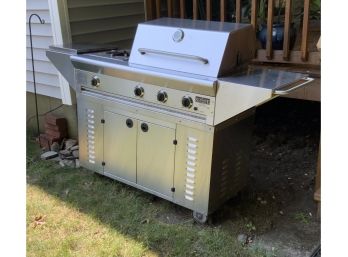 Suwanee Grille Company ~ Stainless Steel Grill W/side Burner ~ Awesome Grill