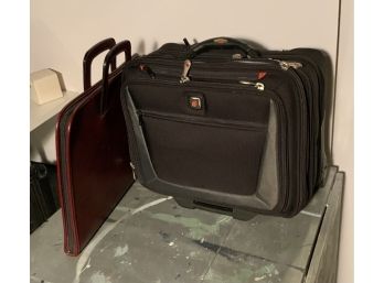 Swiss Army Travel Briefcase & Hazel Portfolio Case