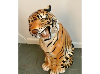 Heavy Ceramic Tiger ~ Made In Italy ~