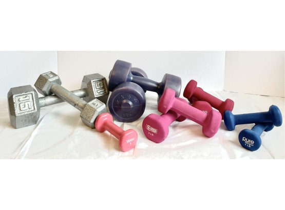 Assorted Fitness Workout Weights, The Perfect Addition For Any At Home Gym
