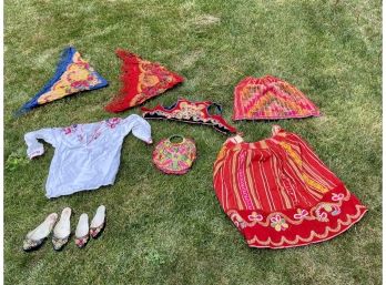 Authentic Portuguese Folk Dancing Clothes - Made In Portugal 50's Or 60's