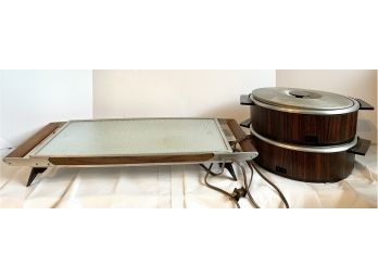 Hot Tray & Two Remington Rice Steamers
