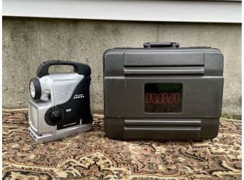 Vintage Video Camera And A Multipurpose TV/flashlight (perfect For Camping!)