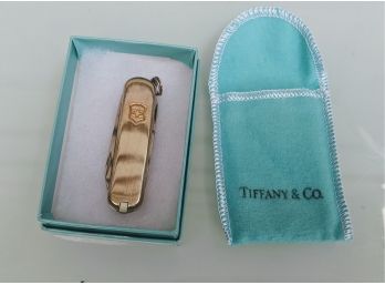 Tiffany Sterling Swiss Army Pocket Knife -never Used .....the Perfect Keepsake For A Guy.