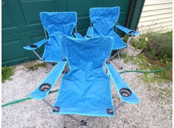 Lot 3 Fold Up Beach Chairs